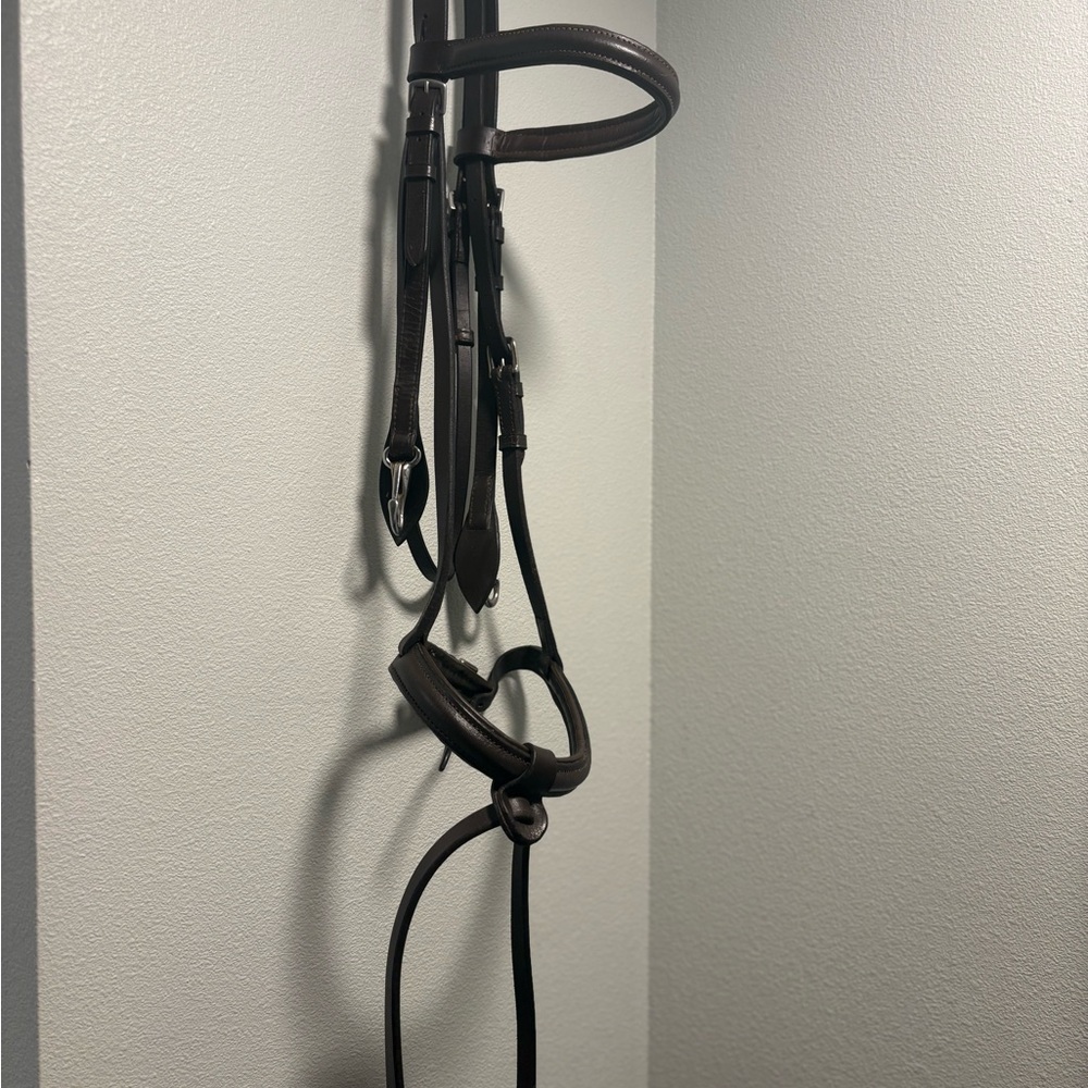 Brown Leather Quick Change Training Bridle never used